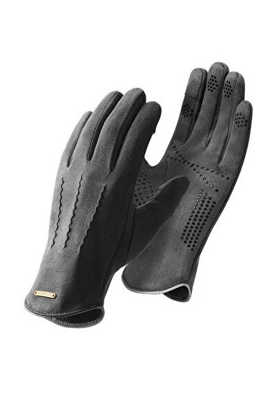 EFAYN.RO Men's gloves, classic model, contrast detail at the cuff, universal ...