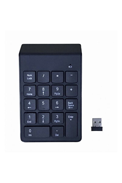 Gembird KPD-W-02, tastatură numerică pentru notebook/PC, fără fir, neagră