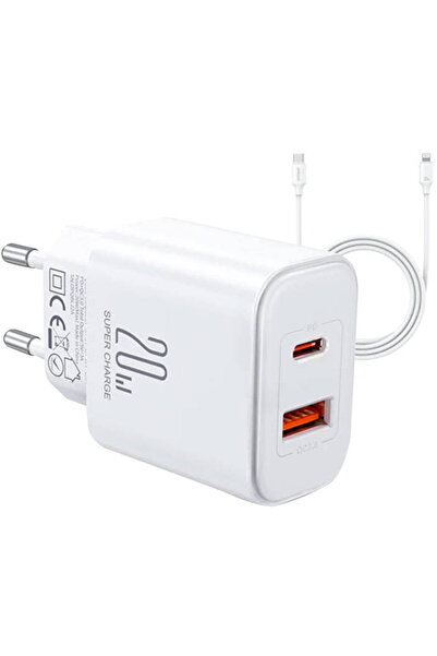 Joyroom Φλας JR-TCF05, 20W, USB-C/USB-A, + Καλώδιο USB-C/LIGHTNING 1m, Αλουμίνιο