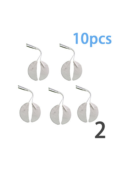 Choice1 2 2/10 قطع من وسادات جل أقطاب التحفيز الكهربائي للعضلات (EMS) لتدليك ...