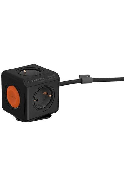 Allocacoc Extended, cablu 1.5 m, Negru