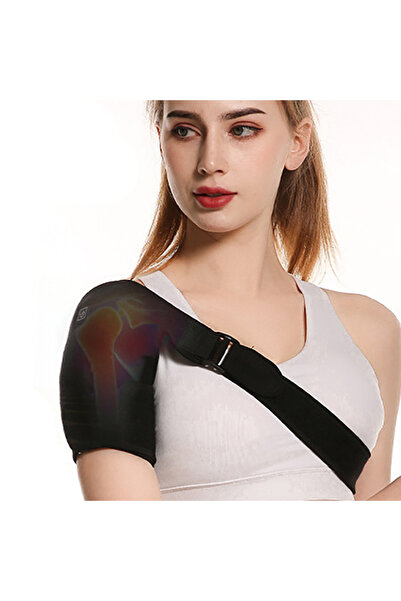 Choice Black USB Electric Shoulder Brace Amr Pad 3 Gear Heated Massage Should...