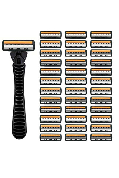 Choice 1Holder and 36Blades 3-layer Shaver sackPremium Stainless Steel Safety...