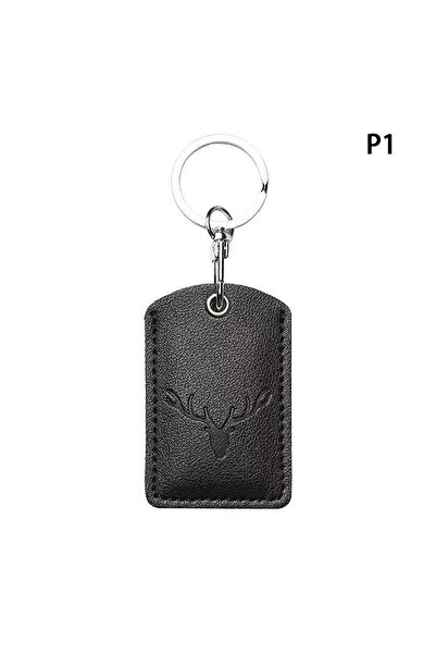 Choice 1 1Pc PU leather Access Card Case Leather Card Holder Keychain Key Rin...