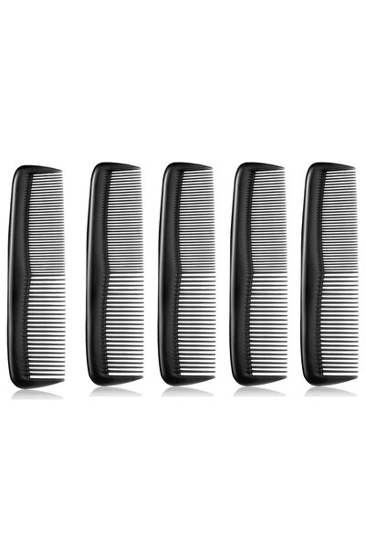 Choice 5pc-small combs 50 Pieces Pocket Hair Combs, 5 inch Unbreakable Black ...