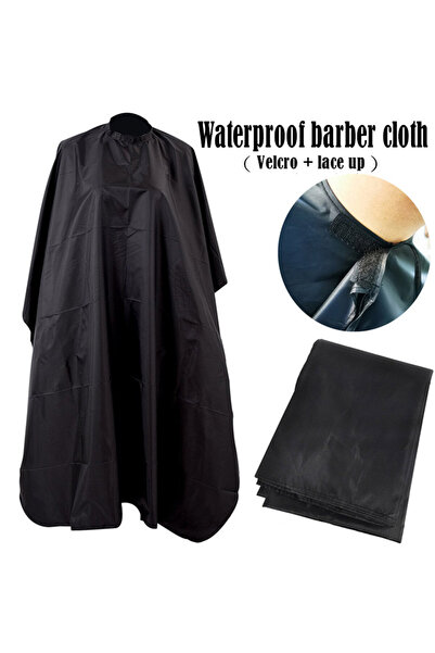 Choice رداء حلاقة أسود متعدد الألوان، مناسب للاستخدام المنزلي أو في صالونات ا...