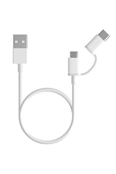 Xiaomi Cablu Date 2 in 1 Micro USB si Type C 30cm