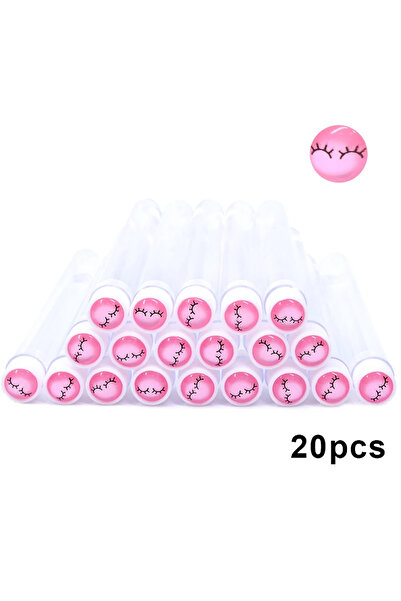 choice2 ٢٠ قطعة وردية، ٢٠ قطعة من فرشاة الحواجب القابلة لإعادة الاستخدام، أنب...