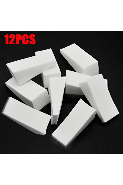 choice2 إسفنجة مكياج ناعمة مثلثة الشكل، بيضاء، 12 قطعة، 1/12/24/48 قطعة، لمزج...