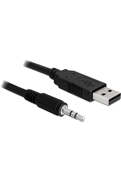 DELOCK Convertor USB 2.0 mascul > mufă stereo serială TTL de 3,5 mm 1,8 m (5 V)