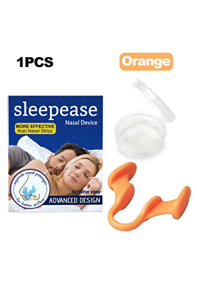 Choice3 1PCS-Orange 1~2Pcs Silicone Nose Clip Anti Snoring Nasal Dilator Stop...