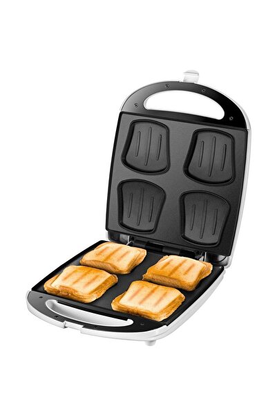 Unold 48480 Sandwich Quadro, 1100W, Alb