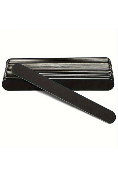 Choice مبرد أظافر أسود احترافي مزدوج الجوانب، 25 قطعة (5/10/50 قطعة)، بدرجة خ...