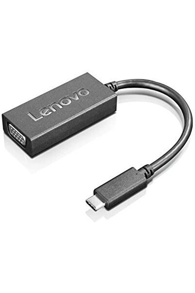 LENOVO adaptor USB-C > VGA (negru, 22 cm)
