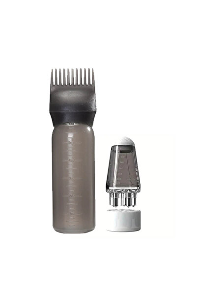 Choice Black 2pcs 2-piece Hair Dye Tool Set 6.09oz Hair Oil Applicator Bottle...