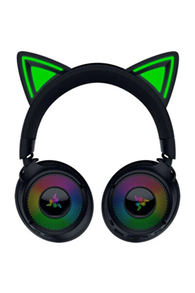 RAZER Kraken Kitty V3 Pro RGB LED Wireless/Bluetooth/3.5 mm jack Negru