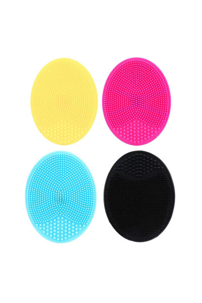 Choice فرشاة تنظيف الوجه المصنوعة من السيليكون المختلط، 4 قطع، لتنظيف المسام ...