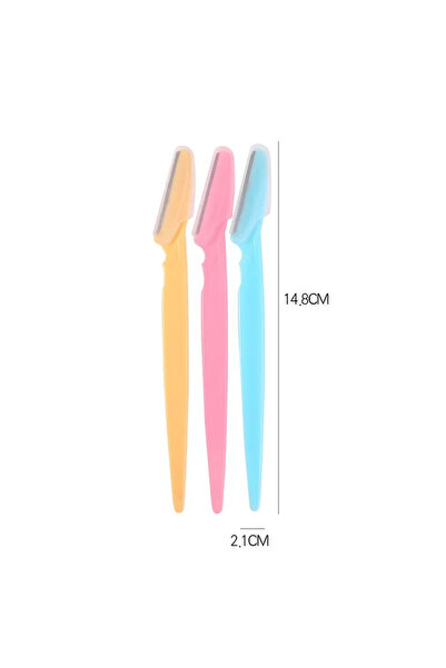 Choice 3pcs Random color 3pcs Eyebrow Trimmer Blade Shaver Portable Face Razo...