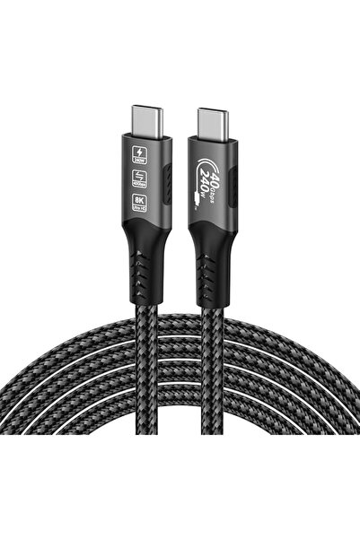 The Bros كابل شحن سريع من نوع C إلى نوع C من ZORBES PD بقوة 240 واط، بطول 1 م...