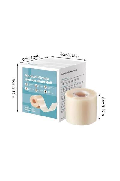 Choice 16.4ft Hydrocolloid Patch Bandages 16.4ft Hydrocolloid Bandage Roll Fo...