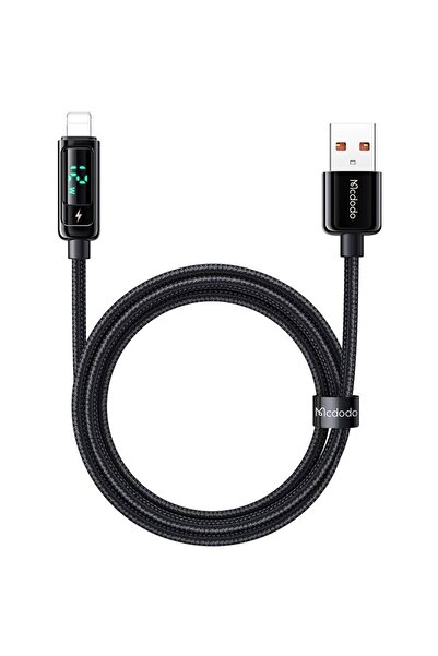 Mcdodo Cablu Digital Pro USB-A la Lightning Negru (1.2m, 3A, 12W)