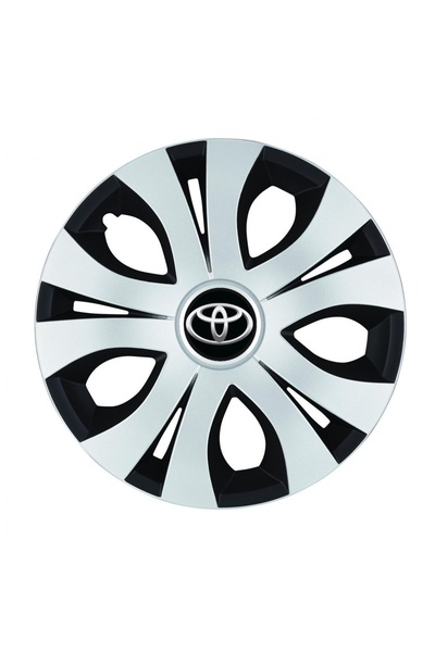 Autohelix MSA Set de 4 capace pentru roți superioare gri-negre R15, compatibi...