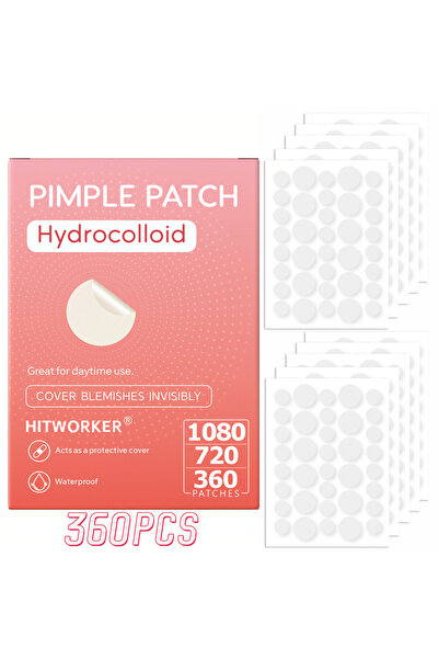 choice2 360 قطعة من لصقات جل لعلاج حب الشباب، 360/720/1080 لصقة/علبة، لصقة تز...