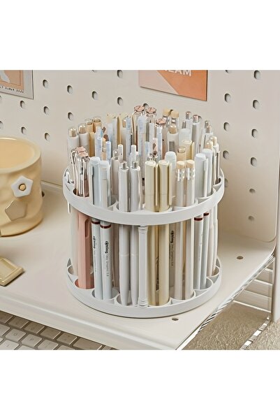 Choice رف تخزين فرش التجميل متعدد الوظائف، قطعة واحدة، فرشاة تجميل دوارة قابل...