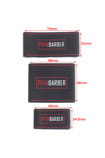 Choice1 مجموعة من 3 قطع من مقابض ماكينة الحلاقة الاحترافية السوداء، مانعة للا...