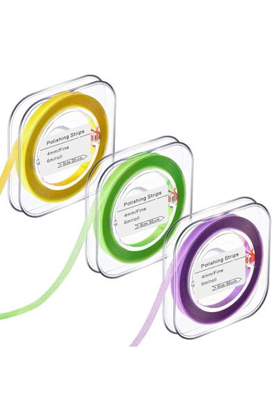 Choice شرائط تلميع الأسنان البنفسجية، مبرد أسنان 4 مم × 6 م، أداة تلميع الأسن...