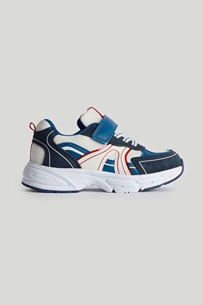 MOTHERCARE White and Blue Sports Trainers