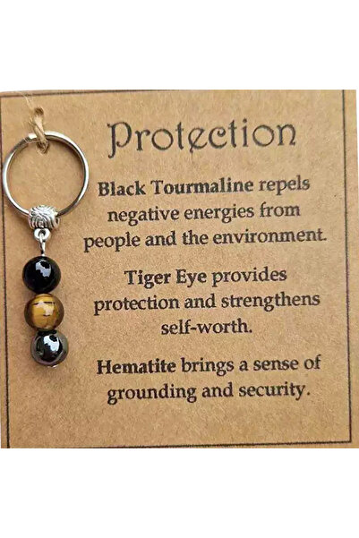 Choice Protection Healing Gemstone Keychain, Key Chain, For a New Future, Cou...
