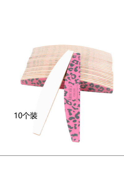 Choice ١٠ قطع، ٣/٥/١٠/٢٥/٥٠ قطعة من مبارد الأظافر، ١٥٠/١٨٠، وردية اللون، مصنو...