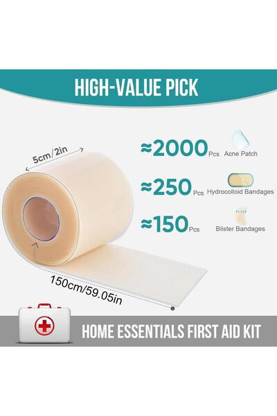 Choice 1 piece Hydrocolloid Roll Waterproof Pimple Patches Absorbent Flexible...