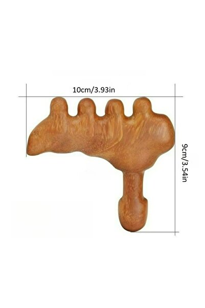 Choice Brown Wooden Gua Sha Tool for Face Body Foot Massage, Lymphatic Draina...