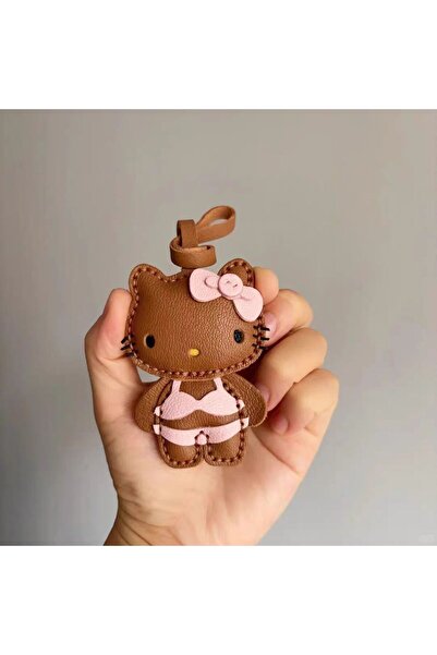 Choice D Cute Cartoon Bikini Cat Keychain Pendant Mini Wallet Girl Heart Bag ...