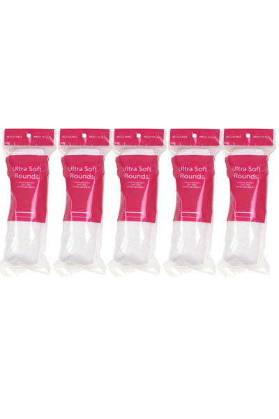 Choice 500Pcs Red 100/200/300/500Pcs/Pack Cotton Rounds Cosmetic Cotton Pads ...