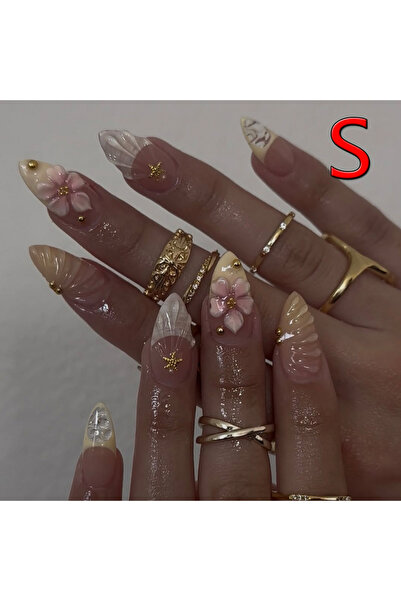 Choice أظافر بيضاء مصنوعة يدويًا من مجموعة Y2K، 10 قطع، أظافر قصيرة لاصقة على...