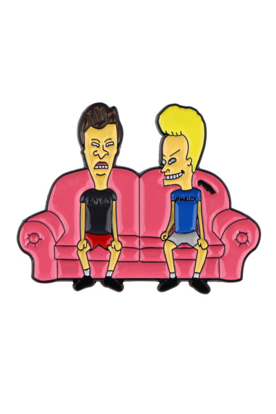 Choice 4 Cartoon Boy Brooches For Women Funny Figure Enamel Pin Metal Badge J...