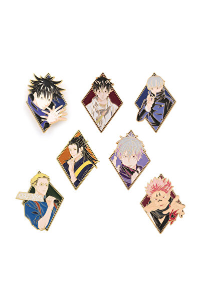 Choice Black Zinc Plated Anime Japanese Nanami Kento Hard Enamel Pin Metal Br...