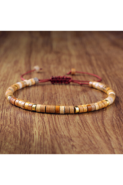 Choice سوار L1921-tuhuashi من الأحجار الطبيعية الحقيقية، مناسب للرجال والنساء...