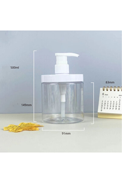 Choice1 زجاجة بلاستيكية أخرى سعة 500 مل، قطعة واحدة، موزع زجاجة بمضخة بلاستيك...