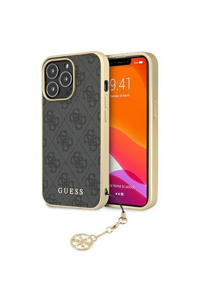 Guess GUHCP13XGF4GGR iPhone 13 Pro Max 6.7" grey/grey hardcase 4G Charms...