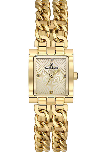 Daniel Klein Kadın Kol Saati Tam Çelik Kasa Kordon 3 ATM Su Geçirmez Şık Tasarım