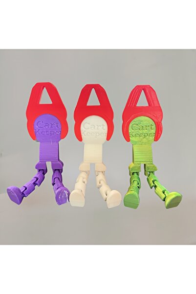 Choice 3pcs Set 3 Colors 1/3pcs Creative Shopping Cart Keychain Unlock Tool -...