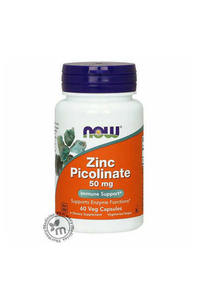 Now أقراص بيكولينات الزنك ٥٠ ملغ، ٦٠ قرصًا