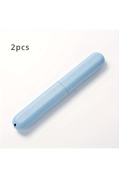 Choice حامل فرشاة أسنان محمول للسفر، أزرق - قطعتان، صندوق تخزين فرشاة أسنان، ...