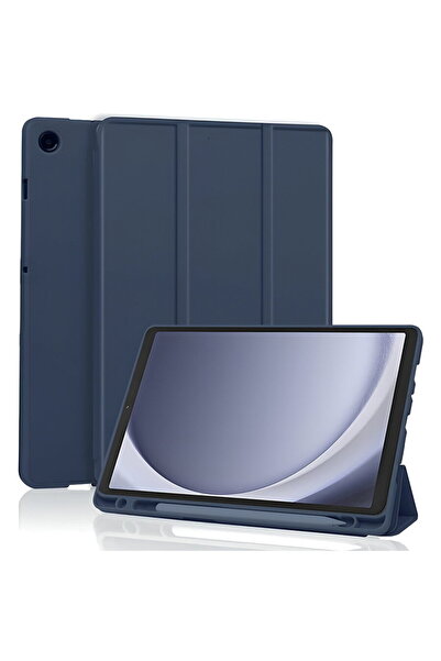 Techsuit Case for Samsung Galaxy Tab A11 / A9 - Flex Trifold - Dark Blue