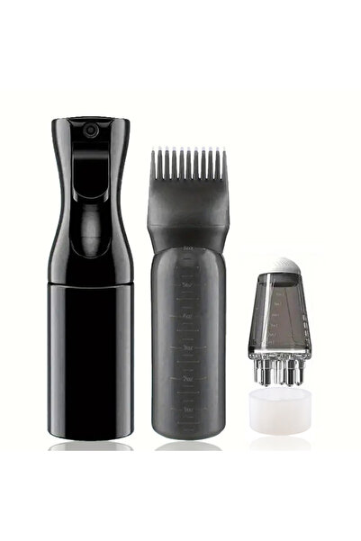 Choice 3pcs Black set 3pcs Care Tool Set Hair Growth Essential Oil Applicator...