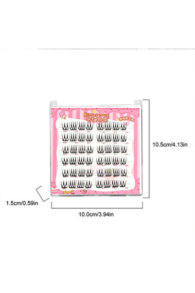choice2 C 6ROWS-XHT-103 رموش ذاتية اللصق بدون غراء، سلسلة رقيقة للغاية، شعور ...